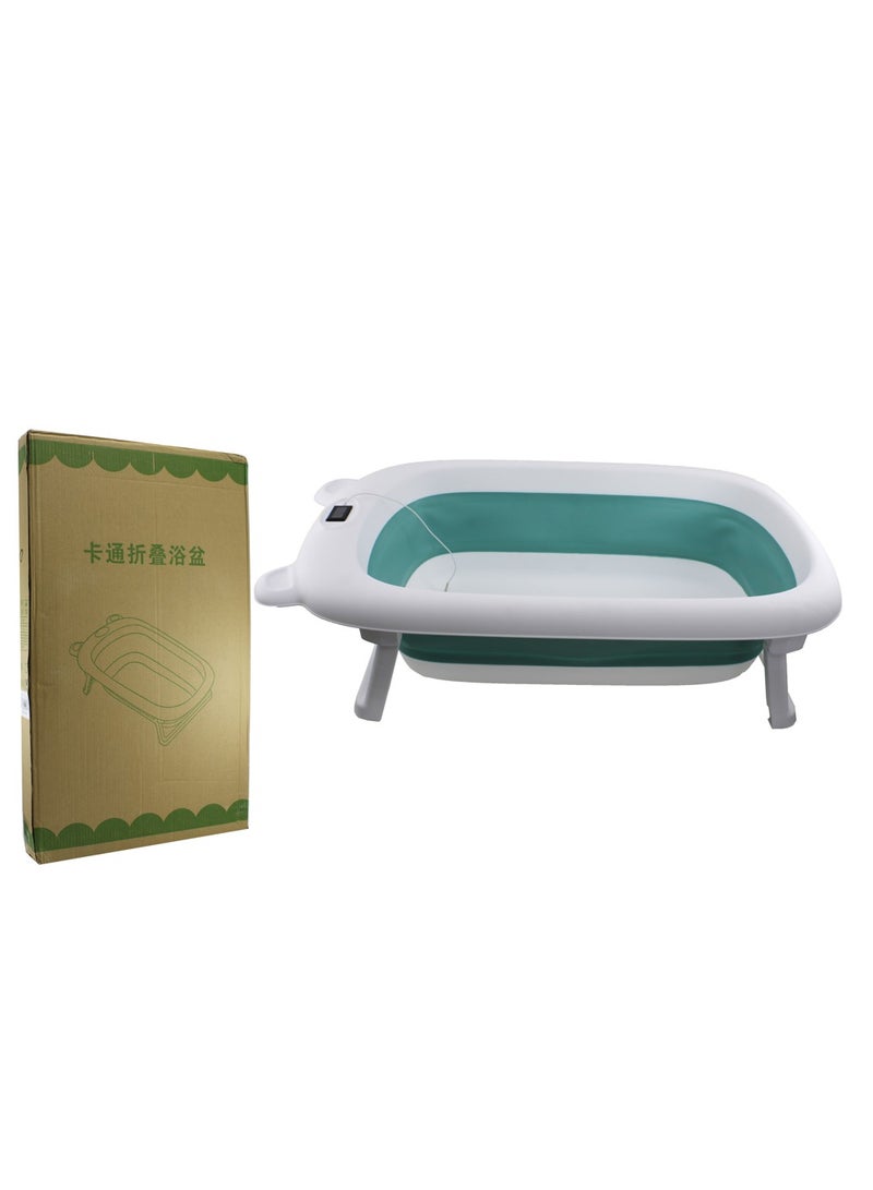 حوض استحمام كومباكت سبلاش قابل للطي 75×45×19 سم، مزيج من الألوان الأنيقة من جينيريك - Image 2