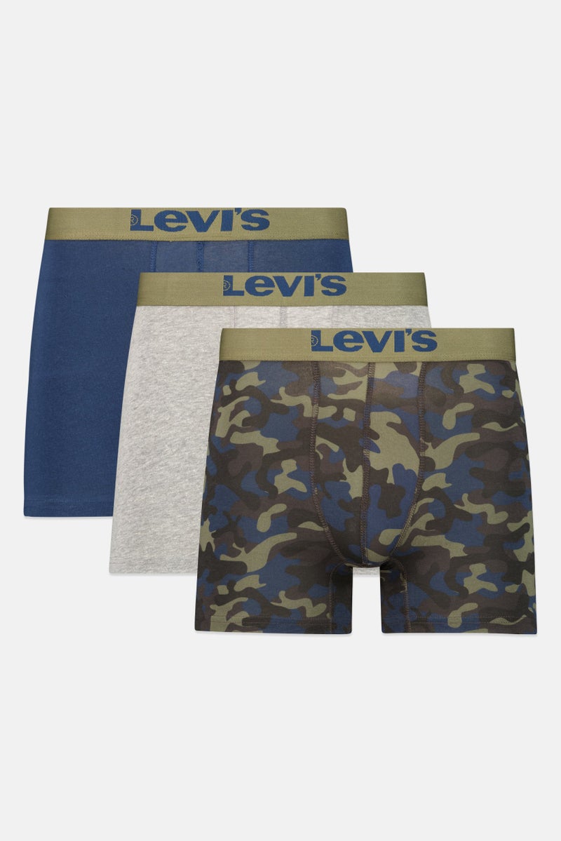 Levi's Men 4 Pieces Camouflage Boxer Briefs, Multicolor - Image 1