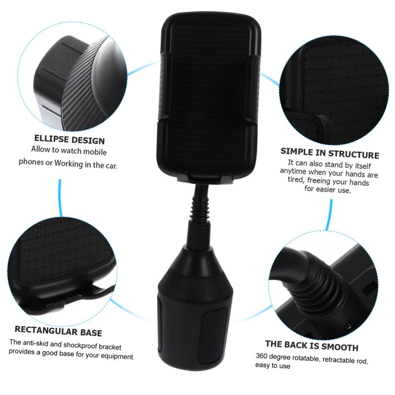 Flexible Neck Car Cup Phone Holder Universal Smartphone Mount For Vehicles - Image 4