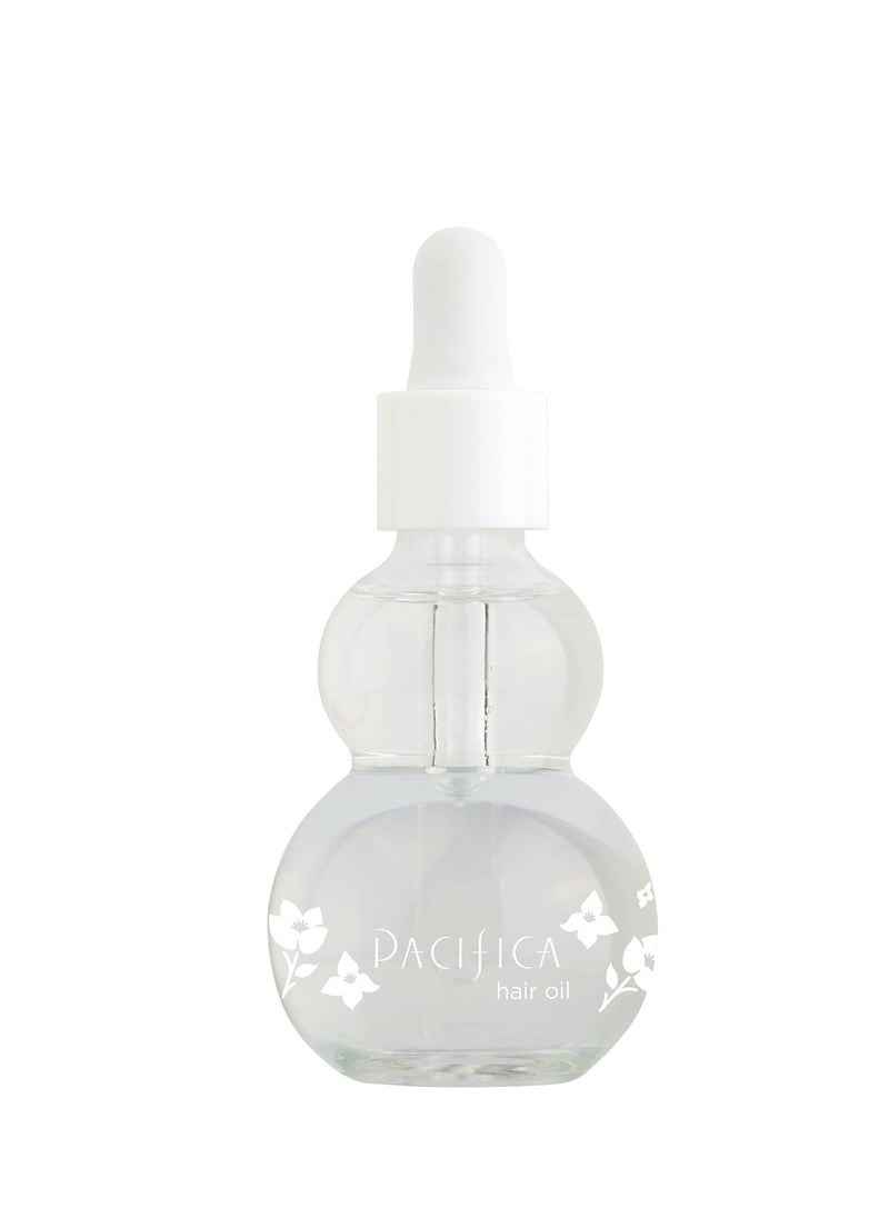 Pacifica Pacifica Hair Oil Treatment - Jasmine Agave - Strength + Shine - Hair Oil for Frizzy Hair & Frizz - adds Glass Shine - Blow Dry Heat Prevention Clean Beauty Vegan & Cruelty-Free Dermatologist Tested  - Image 1