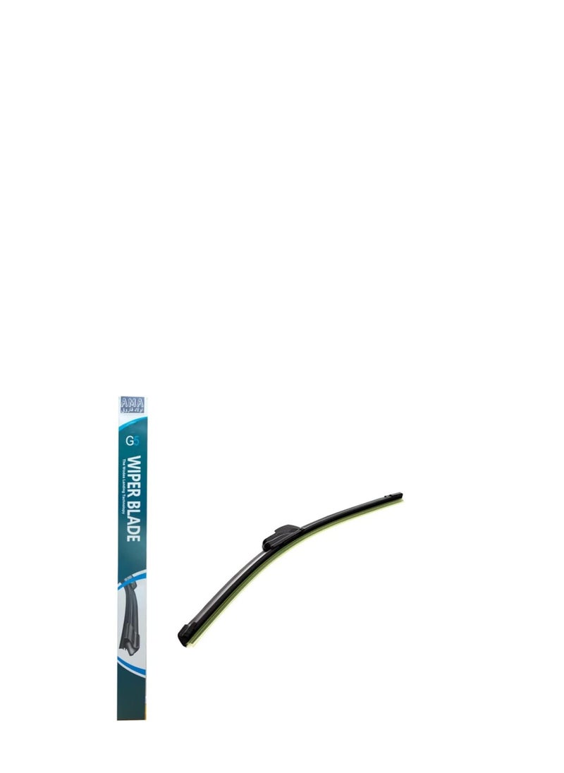 general brand - A set of silicone rubber wiper blades for car windows, size 20, 2 pieces of the same size - Image 1