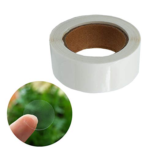 FOIBURELY 500 3/4 Inch Ultra Clear Adhesive Stickers Round Circle Dots Envelope Seals for Mailing Packaging - Image 5