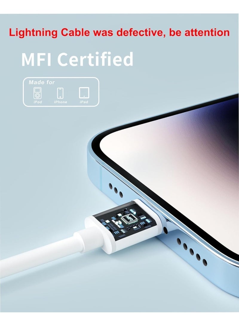 [Apple MFi Certified] 20W USB C Fast Charger for iPhone – 2M USB C to Lightning Cable & PD Wall Plug – Fast Charging Adapter Compatible with iPhone 15/14/13/12/11 Pro Max, iPad, AirPods - Image 4