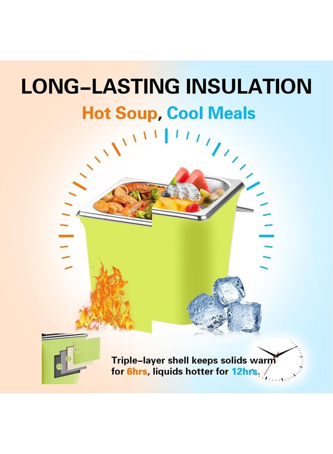2.5L Double-Wall Insulated Ice Bucket with Lid - Stainless Steel Drink Chiller for Parties & Events  - Image 3