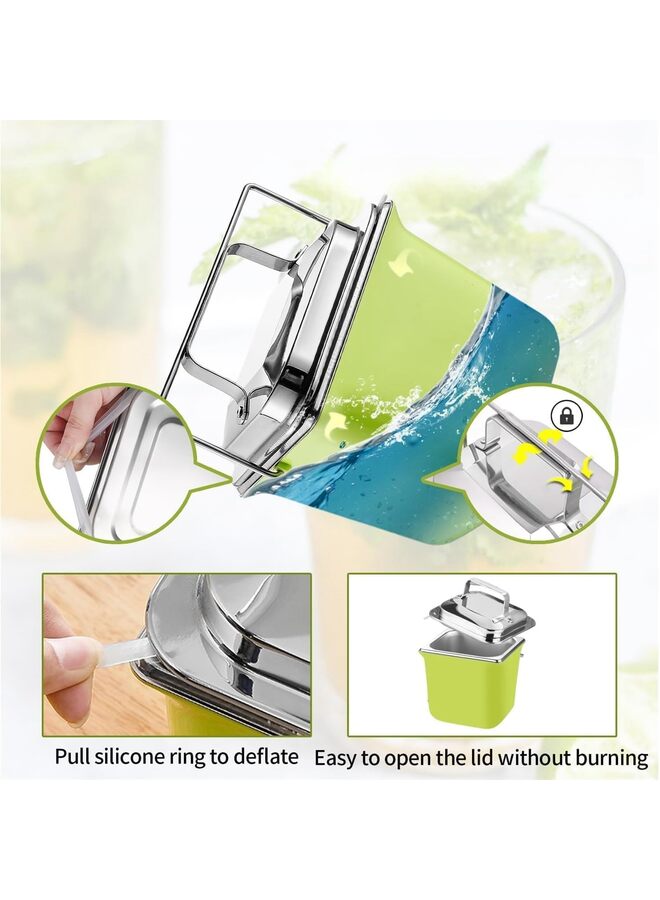 2.5L Double-Wall Insulated Ice Bucket with Lid - Stainless Steel Drink Chiller for Parties & Events  - Image 1