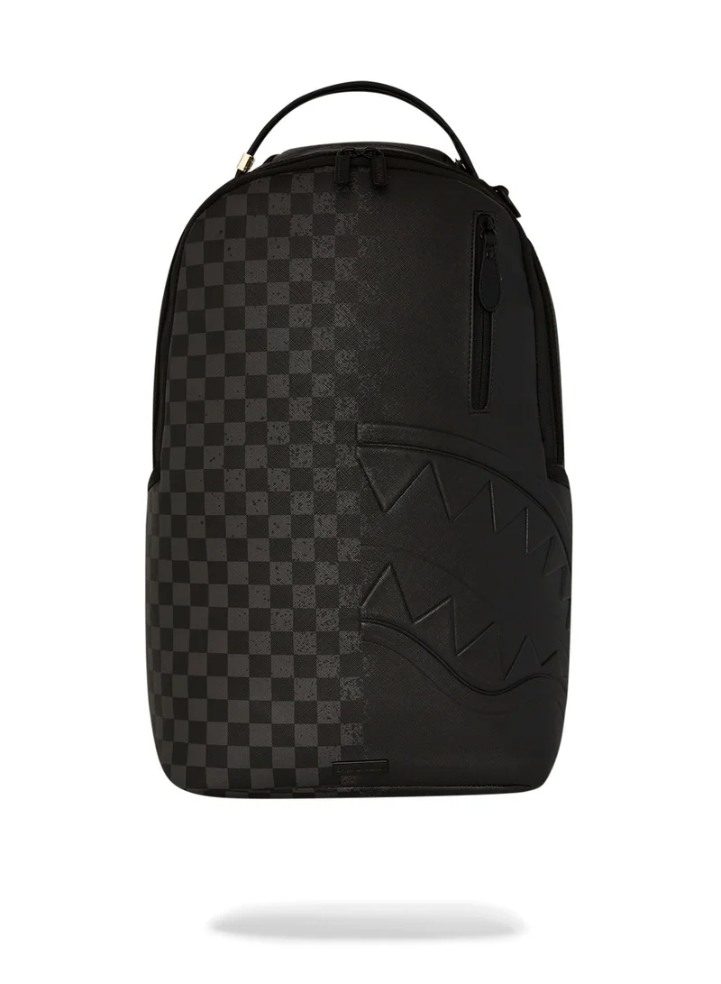 SPRAYGROUND SPRAY SPRITZ GREY CHECK BLACK DLXSV BACKPACK