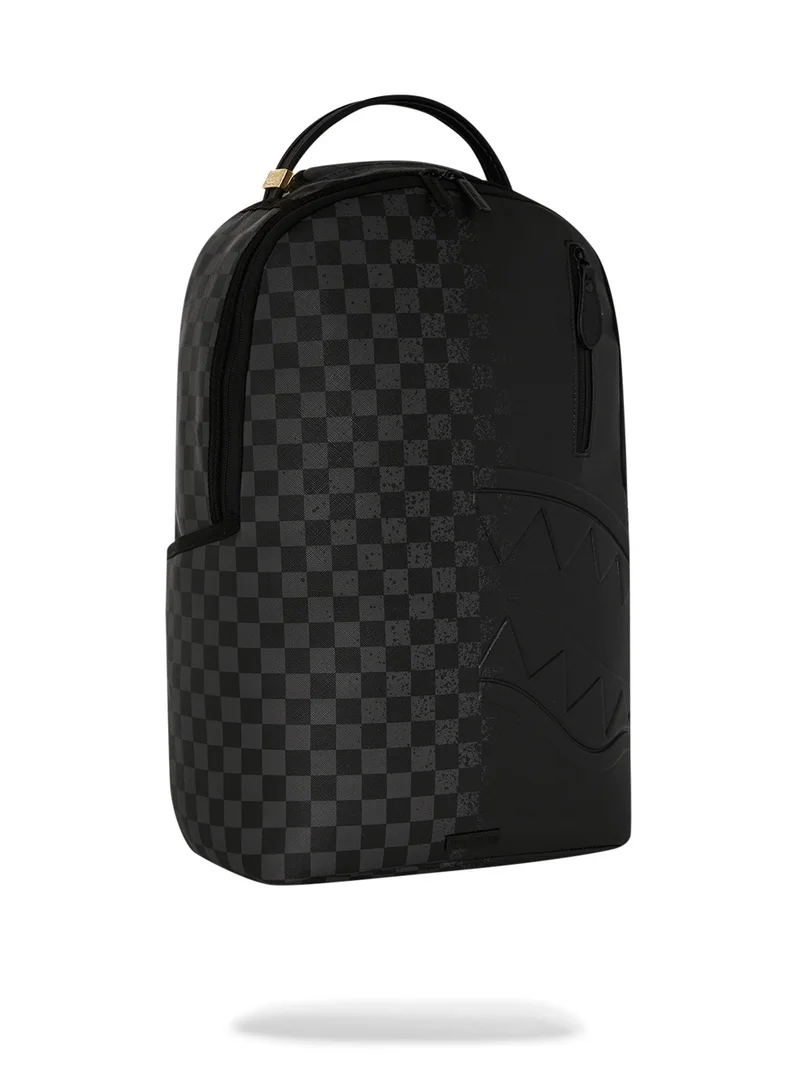 SPRAYGROUND SPRAY SPRITZ GREY CHECK BLACK DLXSV BACKPACK
