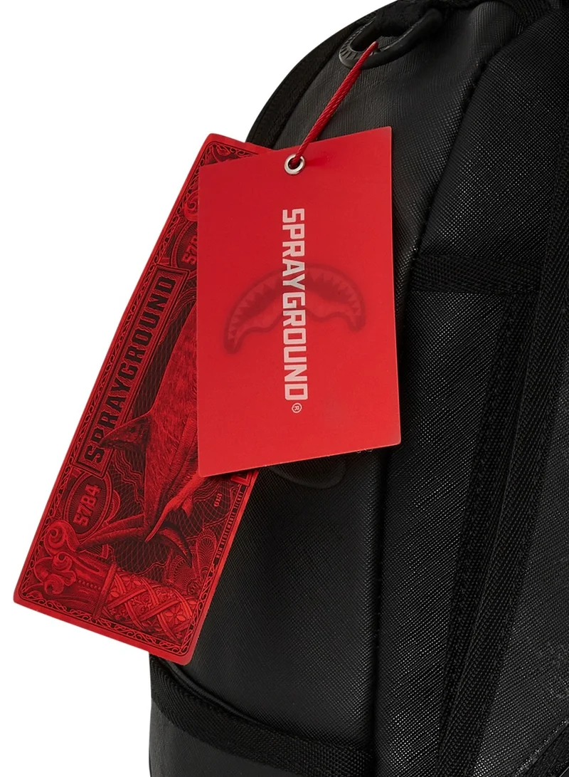 SPRAYGROUND SPRAY SPRITZ GREY CHECK BLACK DLXSV BACKPACK