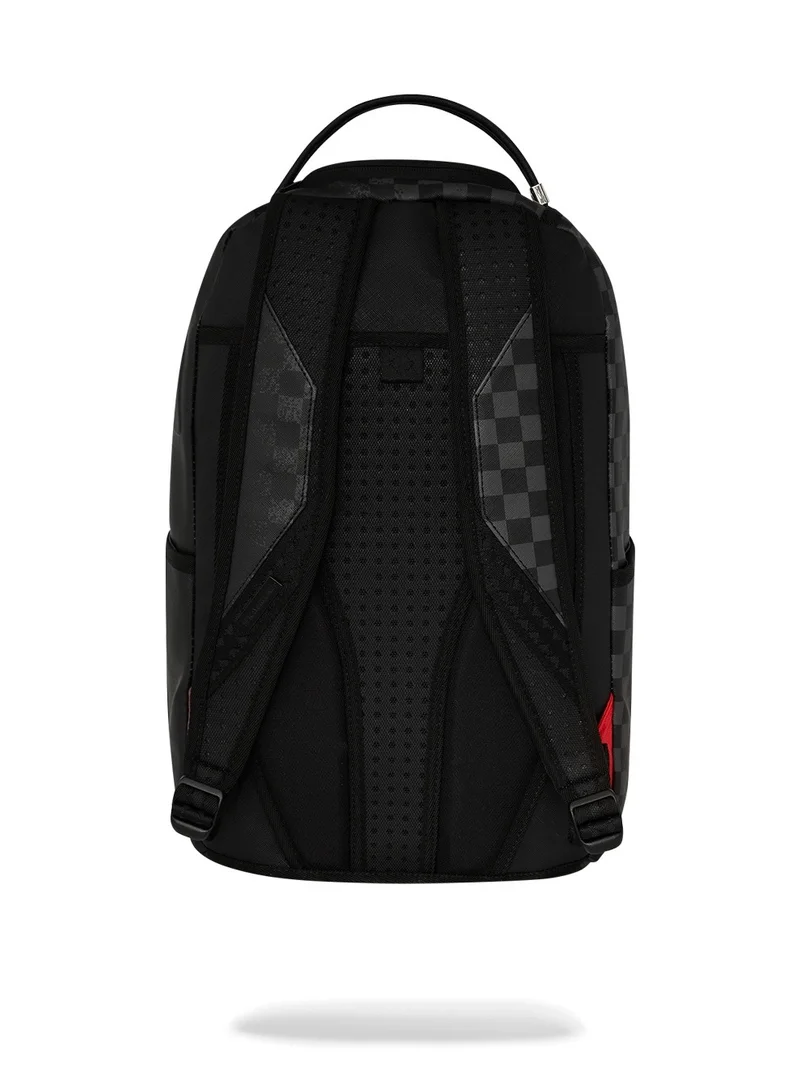 SPRAYGROUND SPRAY SPRITZ GREY CHECK BLACK DLXSV BACKPACK