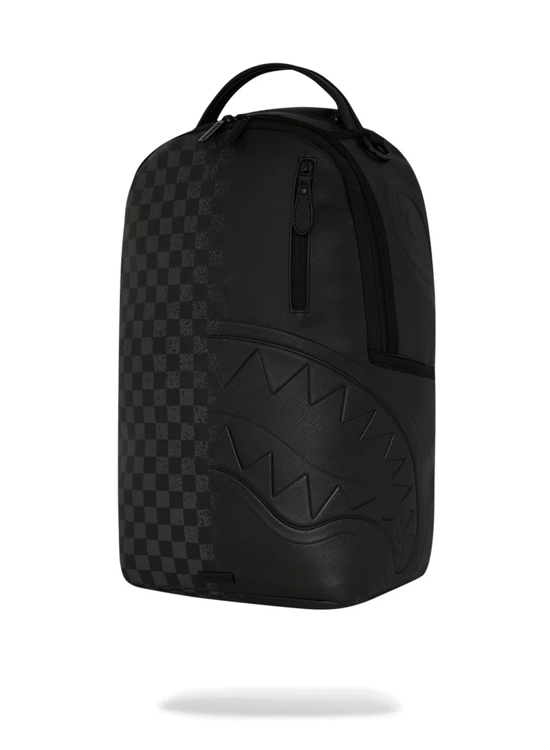 SPRAYGROUND SPRAY SPRITZ GREY CHECK BLACK DLXSV BACKPACK