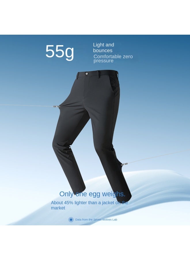Septwolves Cool & Breathable】summer Business Casual Versatile Trousers With Uv Protection And Four-way Stretch - Image 3