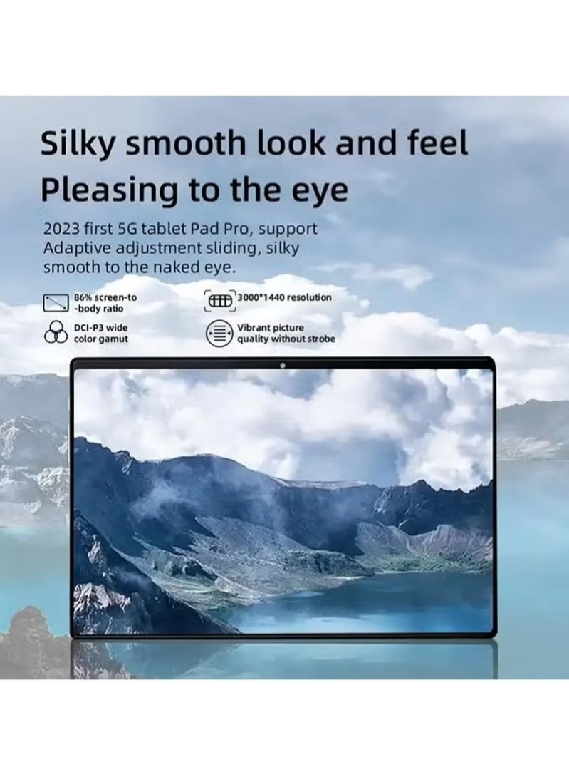 Umiio Android Smart Tablet PC 10.1-Inch HD+ Display | 4GB RAM + 128GB Storage | Dual SIM 5G Network & Wi-Fi | Dual Camera | Kids Learning, Games, Music & Entertainment Tablet – Slim & Portable - Image 3