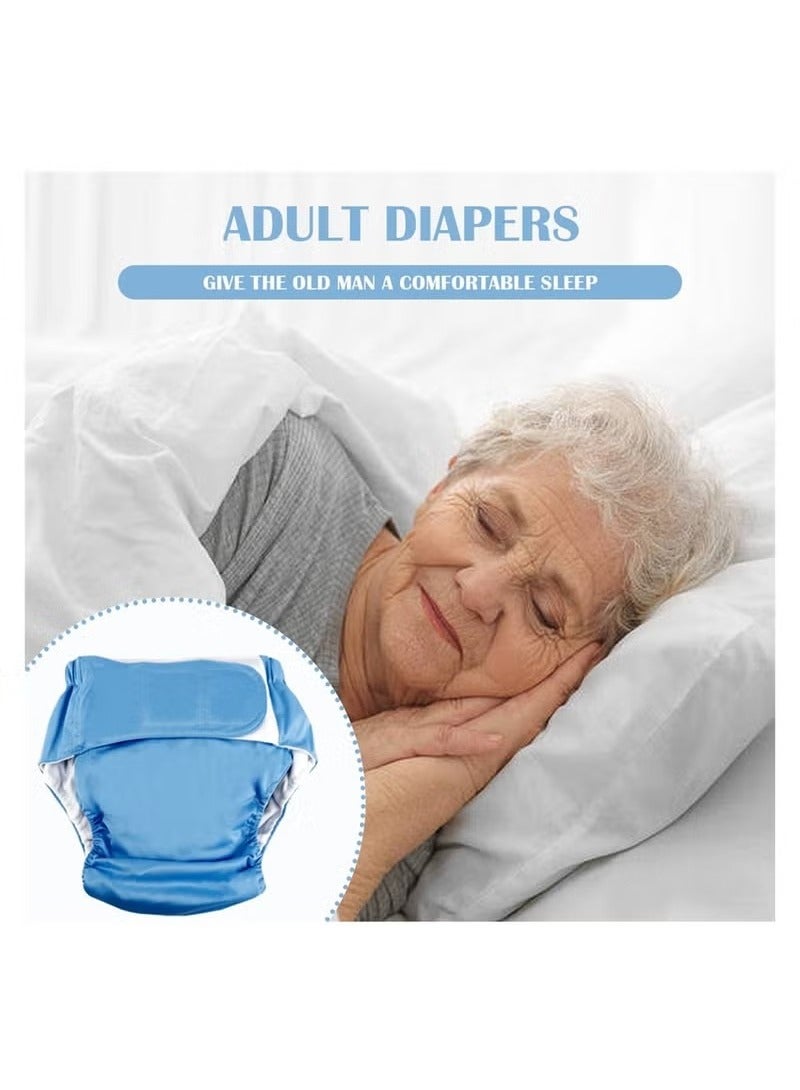 Realfrog Reusable Cloth Diaper Adjustable and Waterproof Elderly Incontinence Protection Nappies Underwear with Maximum Absorbency for Incontinence Care Elderly Pregnant Disabled  - Image 5