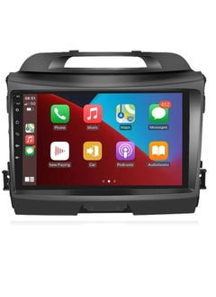 Kia Sportage Car Stereo Android 2011 2012 2013 2014 2015 2016 4GB RAM Support Apple Carplay android Auto Wireless Video Player Navigation GPS Youtube Google Map AHD Camera Included QLED DSP