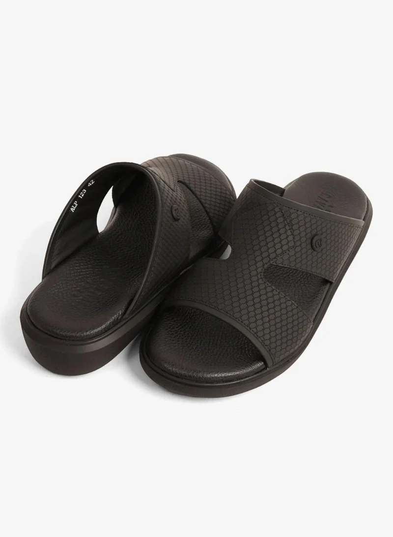 اومو كافالير UOMO CAVALIER MENS SANDALS  -  ALP 123 BLACK