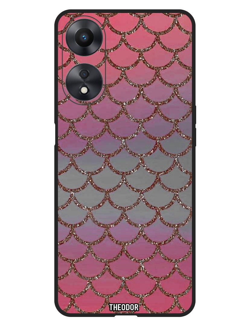 Theodor Protective Case Anti Scratch Shock Proof Bumper Cover For Oppo A1 5G Glitter design - Image 1