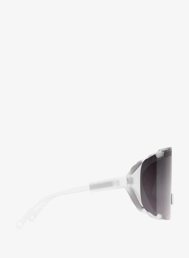 POC Transparent Crystal - Brown Silver Devour Bike Sunglasses  | Best Price UAE