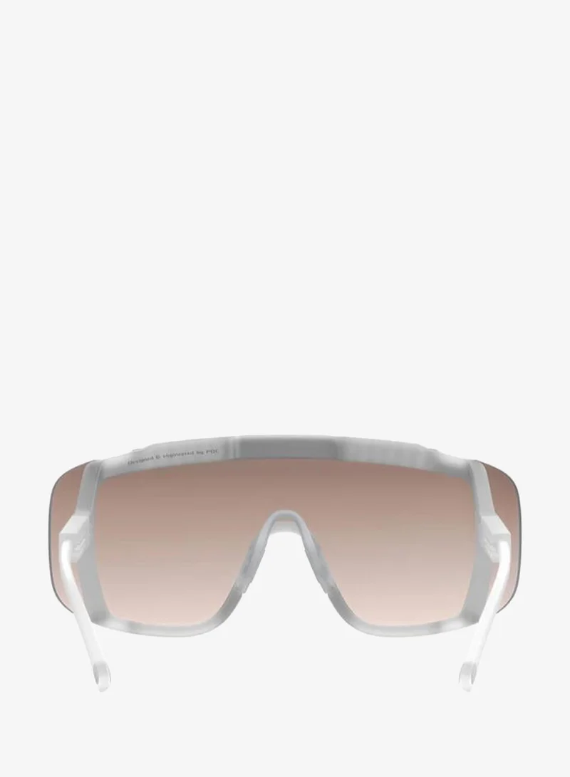 POC Transparent Crystal - Brown Silver Devour Bike Sunglasses  | Best Price UAE