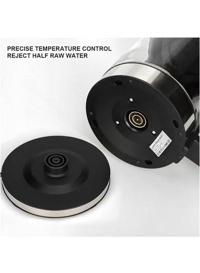 DENX 1500W 2-in-1 Double Pot Electric Kettle With Removable Tea Filter, Capacity 1.8L kettle & 1.0L Tea Pot - Image 3