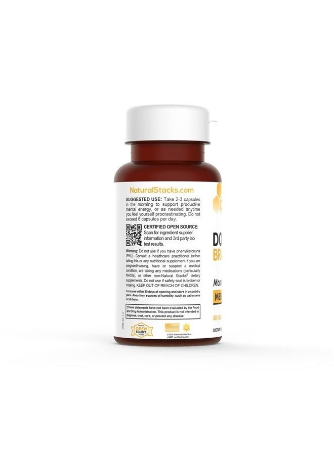 Dopamine Focus Supplement & Memory Supplement for Brain w/ L-Tyrosine - Promotes Mental Drive, Clarity & Focus - Natural Dopamine Supplements & Mood Support Supplement, 60 Vegan Capsule - pzsku/ZE3E65B91F2040774DC14Z/45/_/1689270808/7d740fae-7644-47e0-abf4-8ad30ae9094a