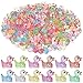 GOKUPOK 120 Pcs Glitter Mini Resin Ducks 12 Colors Little Duck Figures Tiny Ducks for DIY Garden Micro Landscape Aquarium Potted Dollhouse Decoration Decor - Image 4