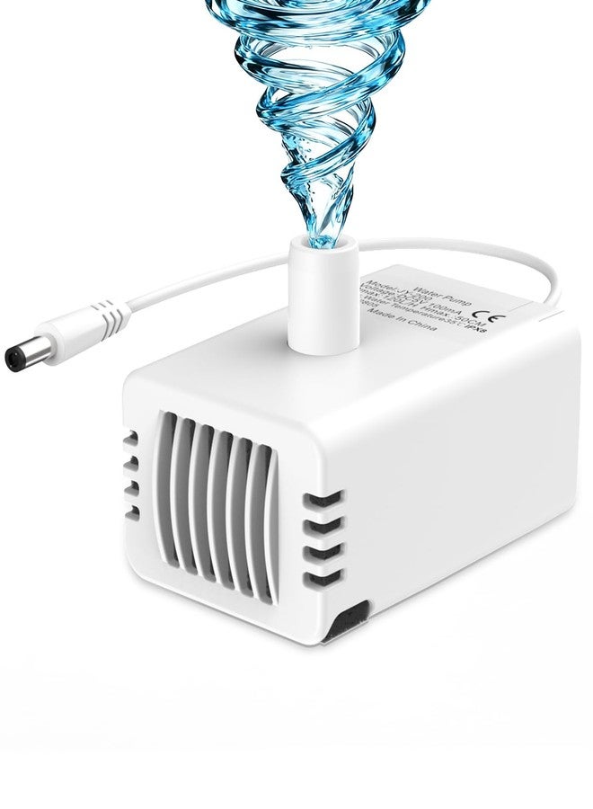 Emdoro Cat Water Fountain Water Pump - Ultra Quiet Replacement Pump for 3.2L/108oz Cordless Cat Fountain Automatic Pet Water Dispenser - Image 1