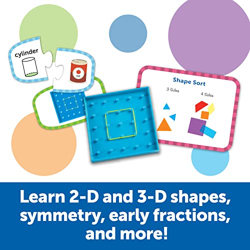 Learning Resources Skill Builders First Grade Geometry Geometry Set for Students First Grade Math Manipulatives Hands On Learning Activities Homeschool and Classroom Math Teaching Tools - Image 3