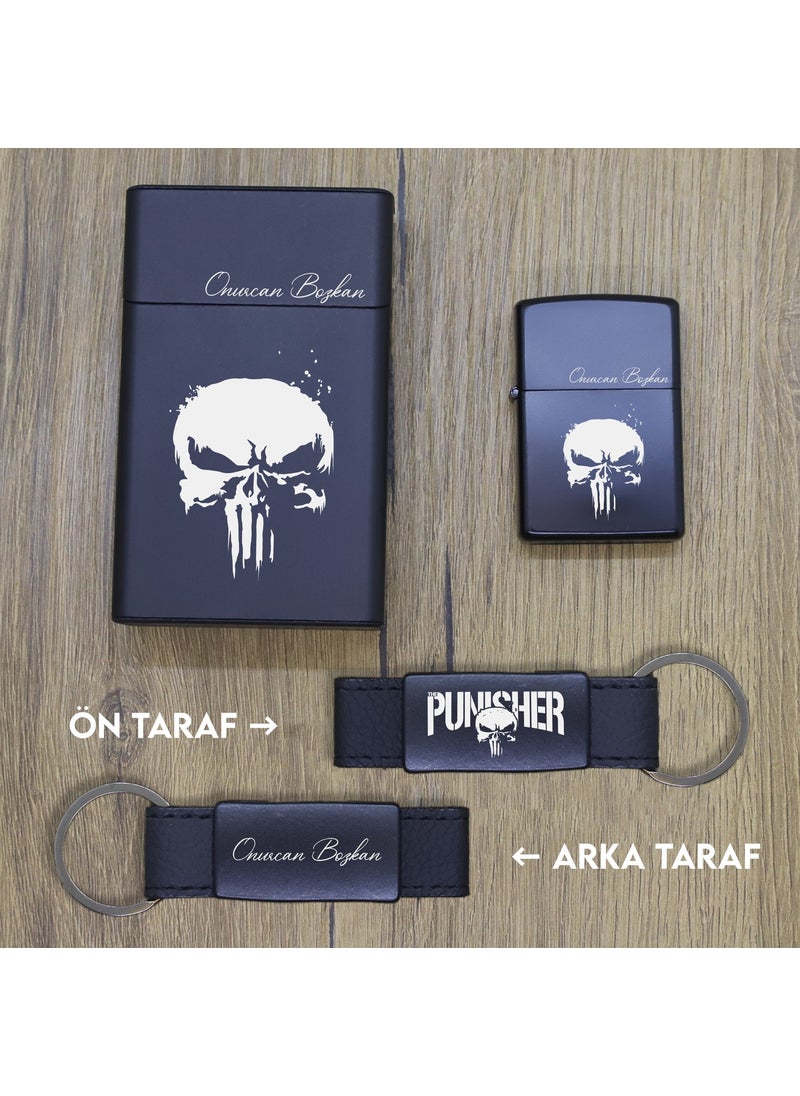 Personalized The Punisher Metal Cigarette Box, Zippo Lighter and Keychain Set - pzsku/ZE3E681D8CA0B26E0B9A9Z/45/_/1725790699/2a32f1ab-bc60-40b5-84e6-905184987ccd