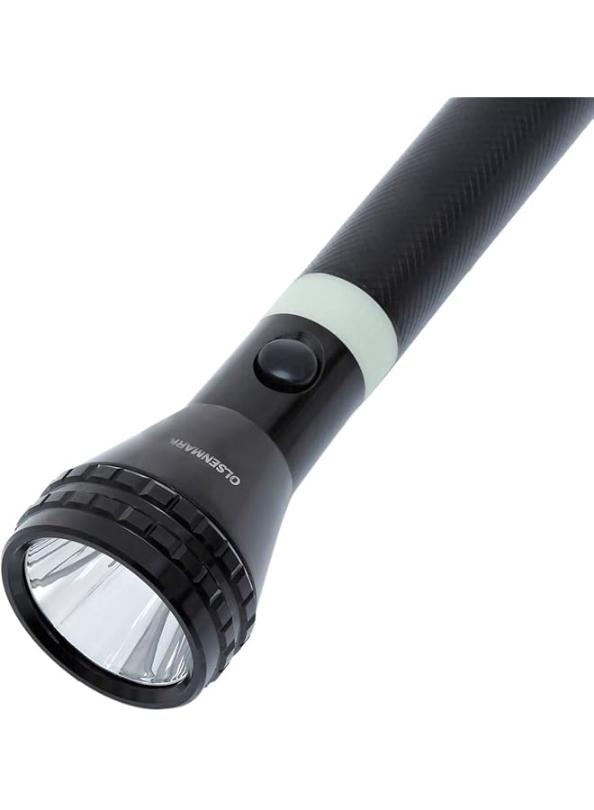 Olsenmark Rechargeable LED Flashlight Super Bright CREE XPE LED Torch Light Built in 2000mAh Battery 2000 Distance Range Powerful Torch for Camping Hiking Trekking Outdoor. - Image 4