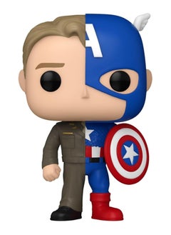 فانكو Funko Pop! Super Heroes: Marvel - Captain America & Steve Rogers (Split) (1431)  - Image 1
