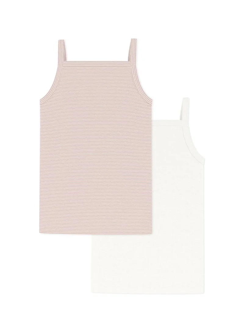 بيتي باتو صدرية قطنية للأطفال بأشرطة رفيعة - عبوة من قطعتين