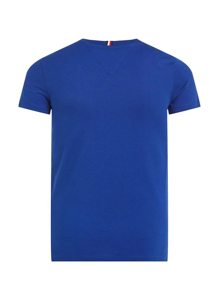 TOMMY HILFIGER Kids Monotype 1985 Logo Label Regular T-Shirt