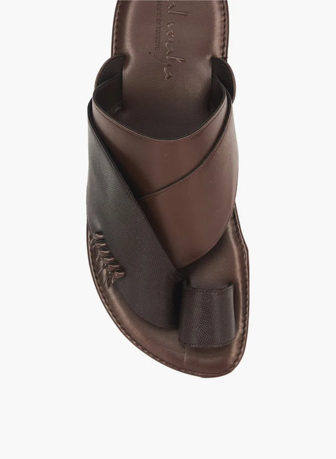 Al Waha Men's Arabic Sandals with Toe Loop - Ramadan Collection