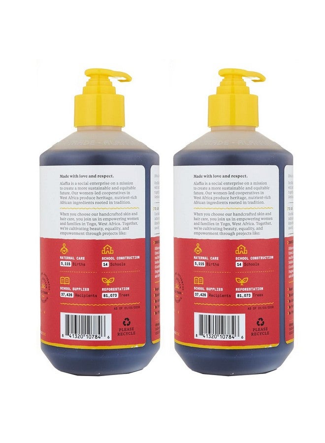 Alaffia Babies and Kids Shampoo and Body Wash, Gentle and Calming Support for Soft Hair and Skin with Shea Butter, Neem, and Coconut Oil, Fair Trade, Coconut Strawberry, 2 Pack - 16 Fl Oz Ea - Image 3