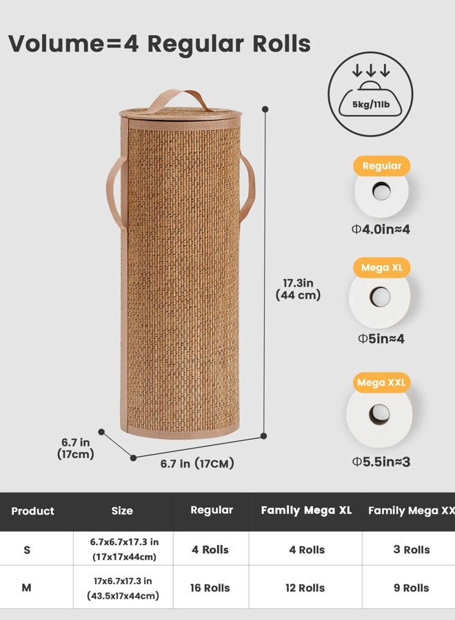 WAOHANAZ Toilet Paper Basket BTB005SK-1 BROWN - Image 3