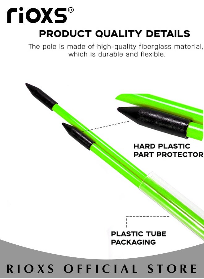 RIOXS - Golf Drill Directional Indicator SticksGolf Orientation Training Sticks 2 Pack 48.8 inch Auxiliary Practice Sticks - Image 1