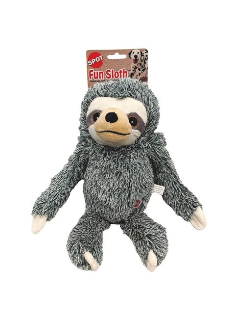 Fun Sloth Dog Toy  Soft, Stuffed, Squeaky, Plush Fabric Toy For Medium And Large Dogs And Puppies, Enrichment For Light Chewers And Cuddlers, 13In