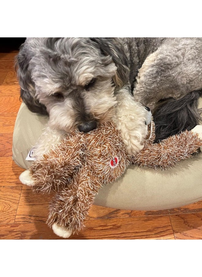 Fun Sloth Dog Toy  Soft, Stuffed, Squeaky, Plush Fabric Toy For Medium And Large Dogs And Puppies, Enrichment For Light Chewers And Cuddlers, 13In