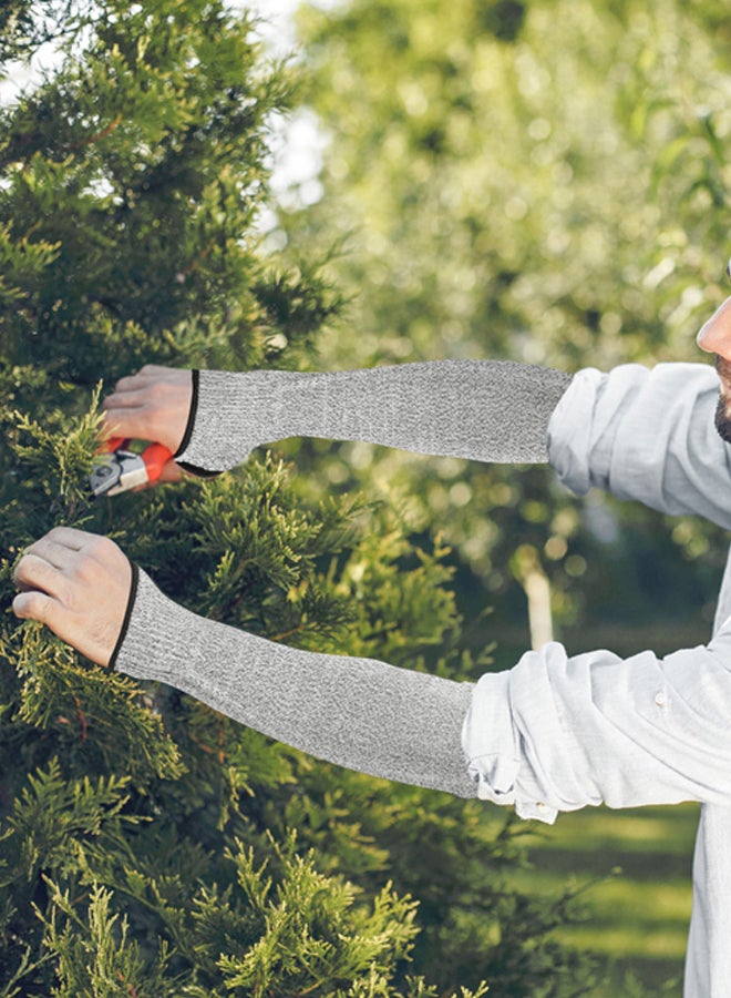 السنيدي واقي ذراع مقاوم للقطع، رصاصي، مقاس 4.5*1.4 سم - Image 3