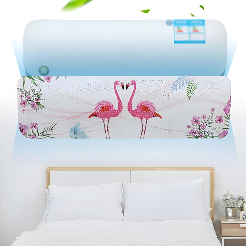 Direct Wind Blocker - Adjustable air conditioner deflector for 70-105cm units, shields users from strong airflow, promotes balanced and gentle air dispersion - Image 3