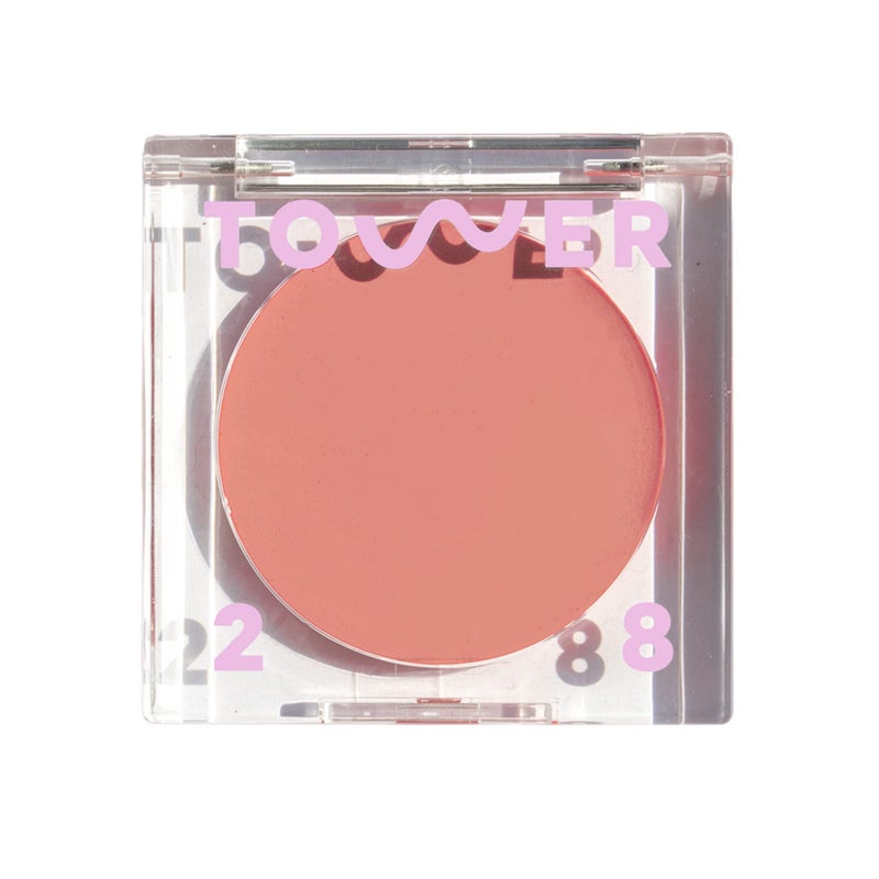 Tower 28 Beauty BeachPlease Cream Blush for Cheeks and Lips  MultiPurpose Lip and Cheek Tint in Rosy Nude  for Sensitive Skin  Color MAGIC HOUR Luminous Finish