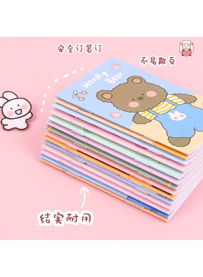 HELPS Cartoon Mini Notebook Students Share Cute Pocket Notebook Carry-on Stationery For Primary School Students Reward Small Gifts - Image 4