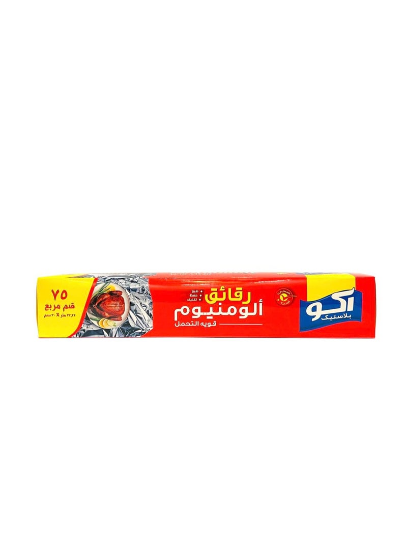 ECO Plastic Aluminium Foil Silver 75sqft 23.22m × 30cm  - Image 3