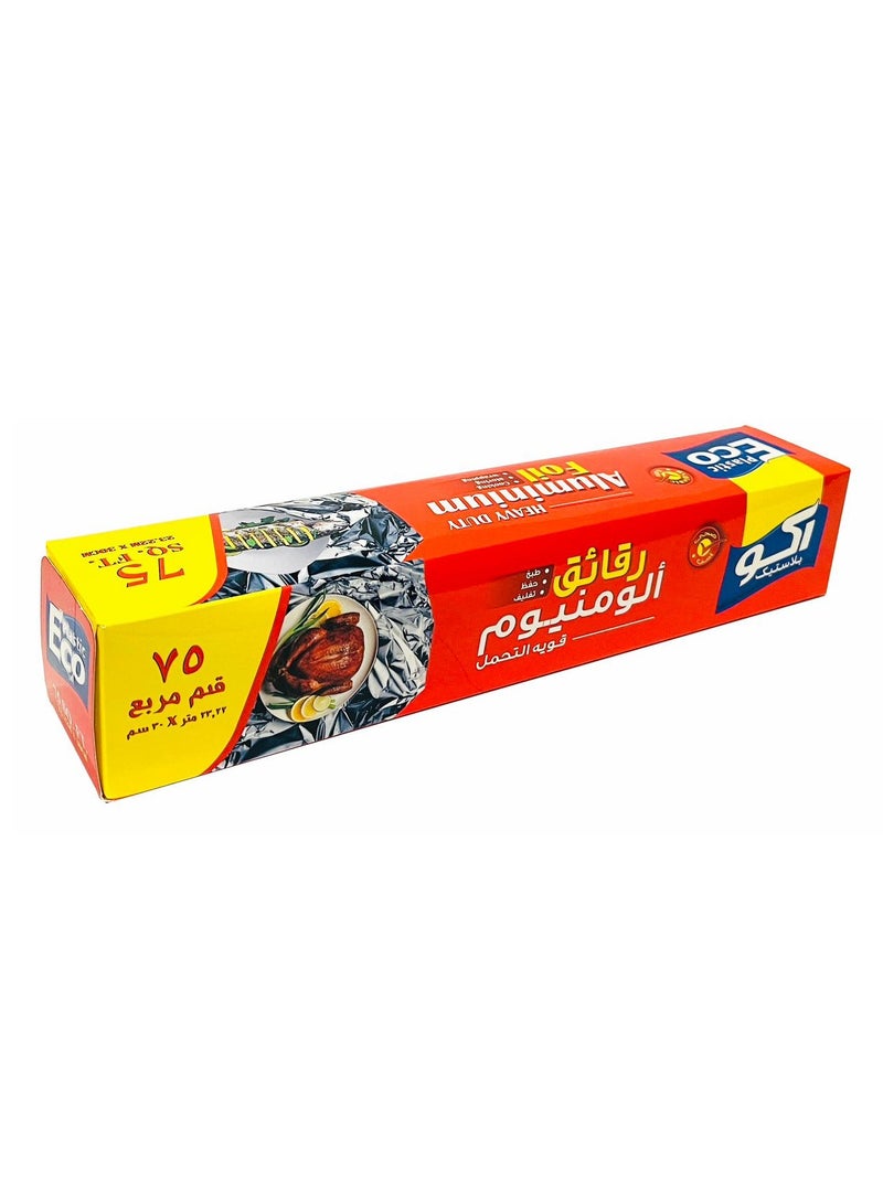 ECO Plastic Aluminium Foil Silver 75sqft 23.22m × 30cm  - Image 5