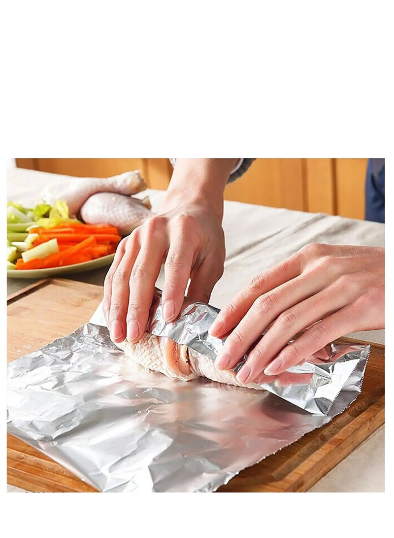 ECO Plastic Aluminium Foil Silver 75sqft 23.22m × 30cm  - Image 2