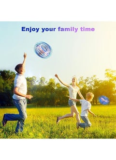 Generic Flying Ball Toy, Flying Ball Hovering Ball, 360° Spin Cool Toy, Flying Boomerang Toy with Built-in RGB Light Gift Ball for Outdoor Play - Birthday Gifts for Kids, Boys and Girls  - Image 3