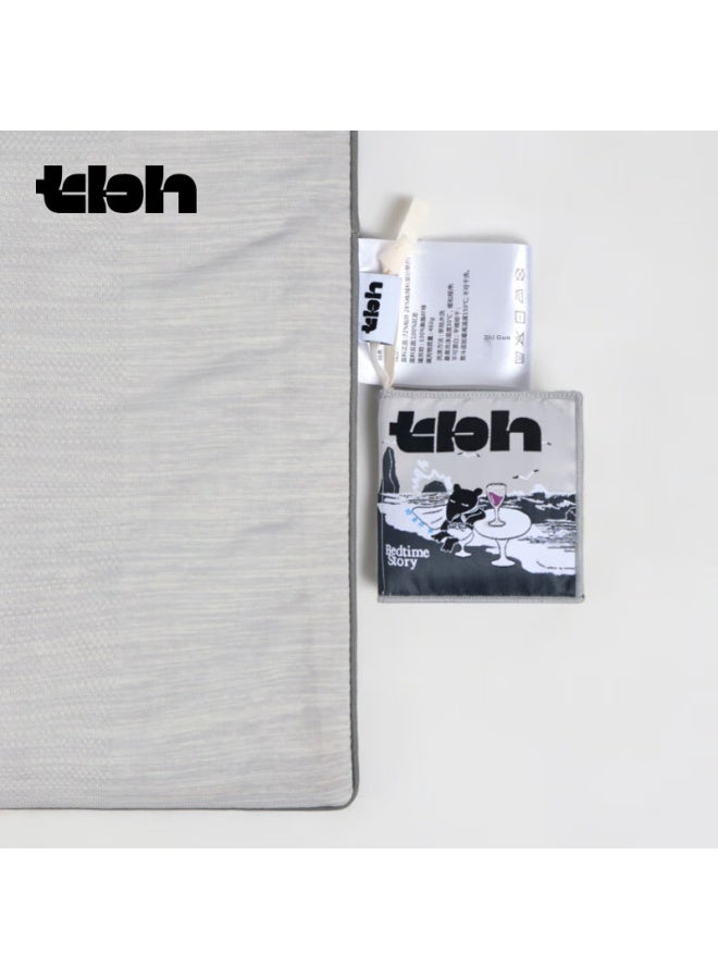 Tbh Dream™ Summer Cool Washable Air Conditioning Quilt Summer Single Double Cool Feeling Quilt Rock Gray 150x210cm - Image 1