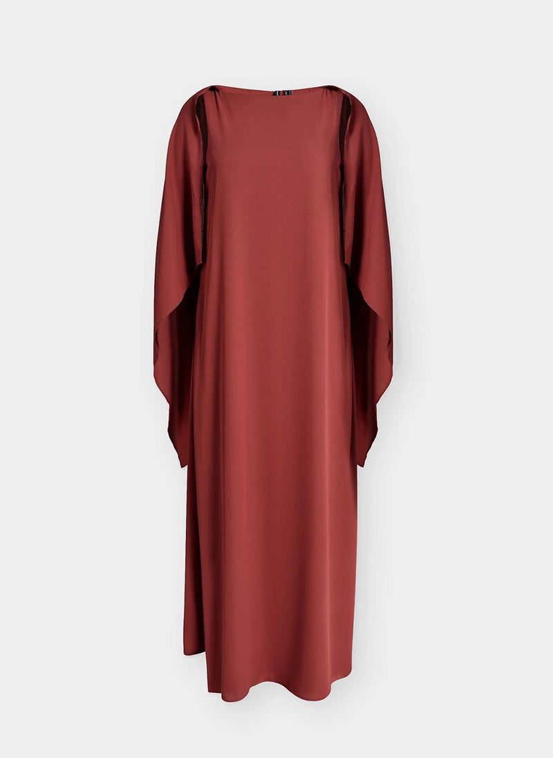 VERO MODA Women's VMFALULAH Boatneck Cape Dress Woven - Image 5
