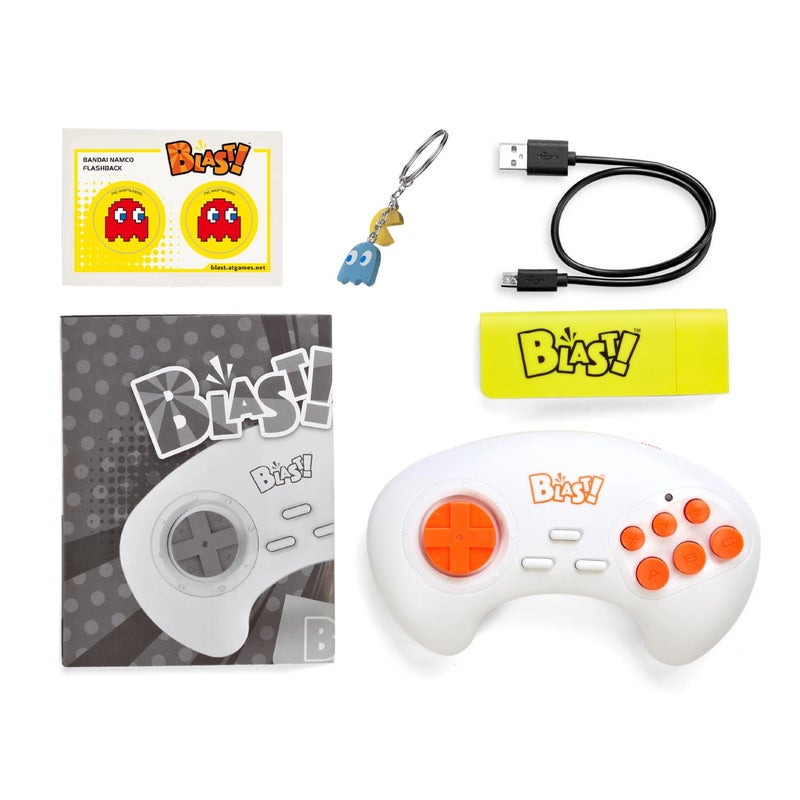 ATGAMES Bandai Namco Flashback Blast! comes with an HDMI dongle, 8 greatest Bandai Namco games built in and a 2.4G wireless game controller. Video output is at 720P high resolution. - Image 4