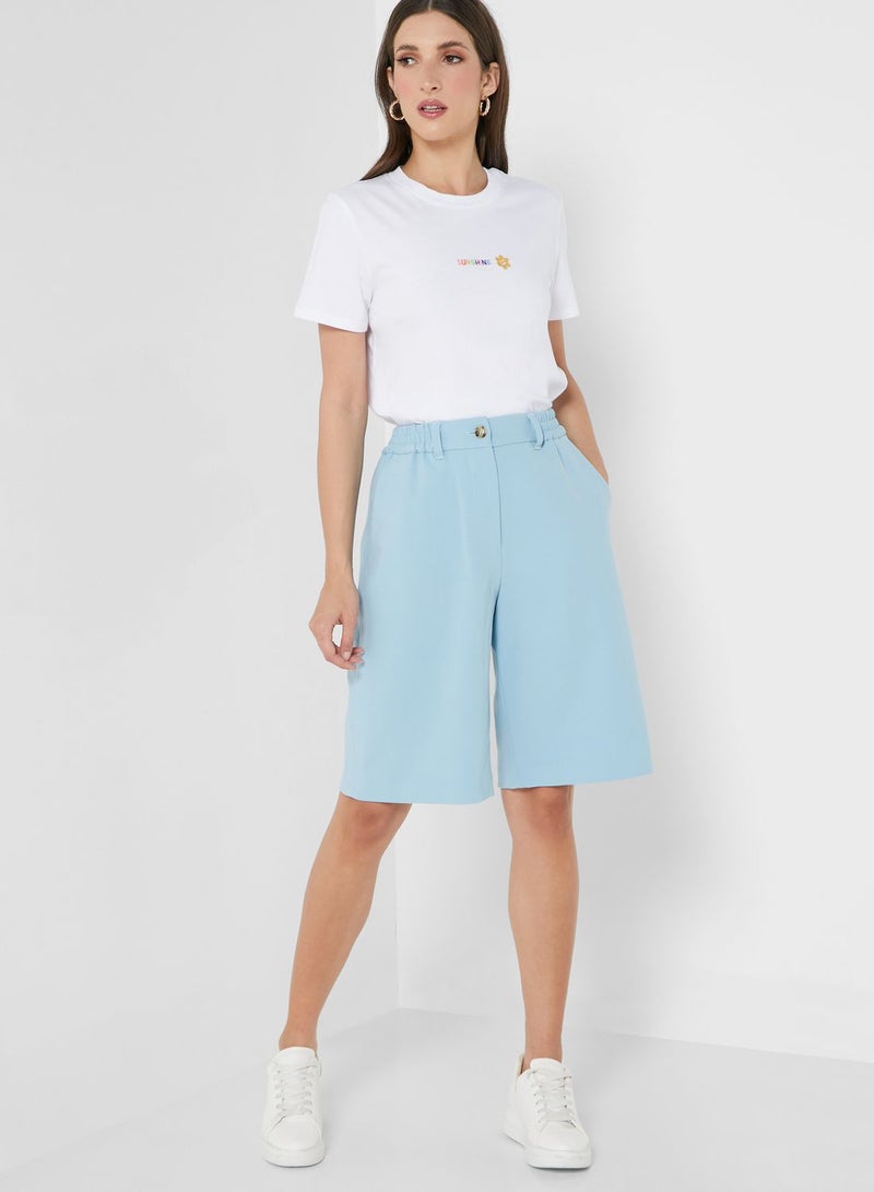 French Connection High Waist Shorts  - Image 1